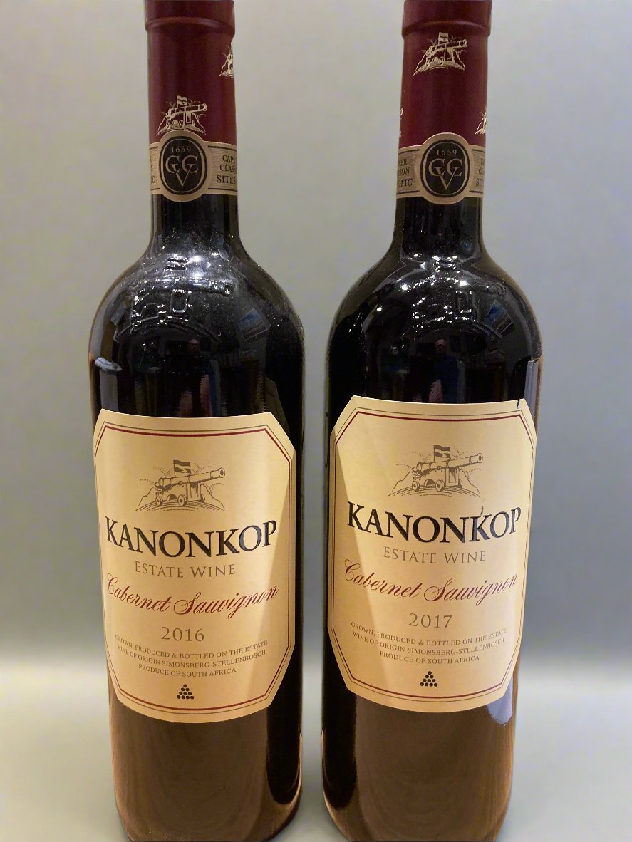 Kanonkop Cabernet Sauvignon 2016 and 2017 12 pack SPECIAL OFFER