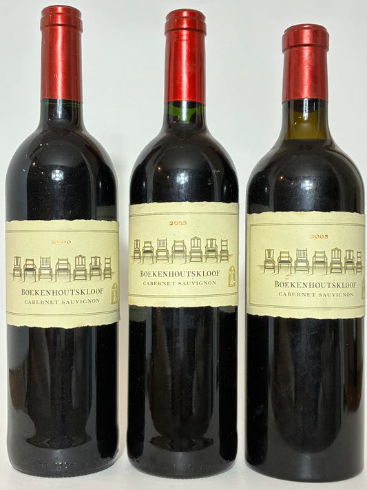 Boekenhoutskloof Cabernet Sauvignon Vintage 3 pack