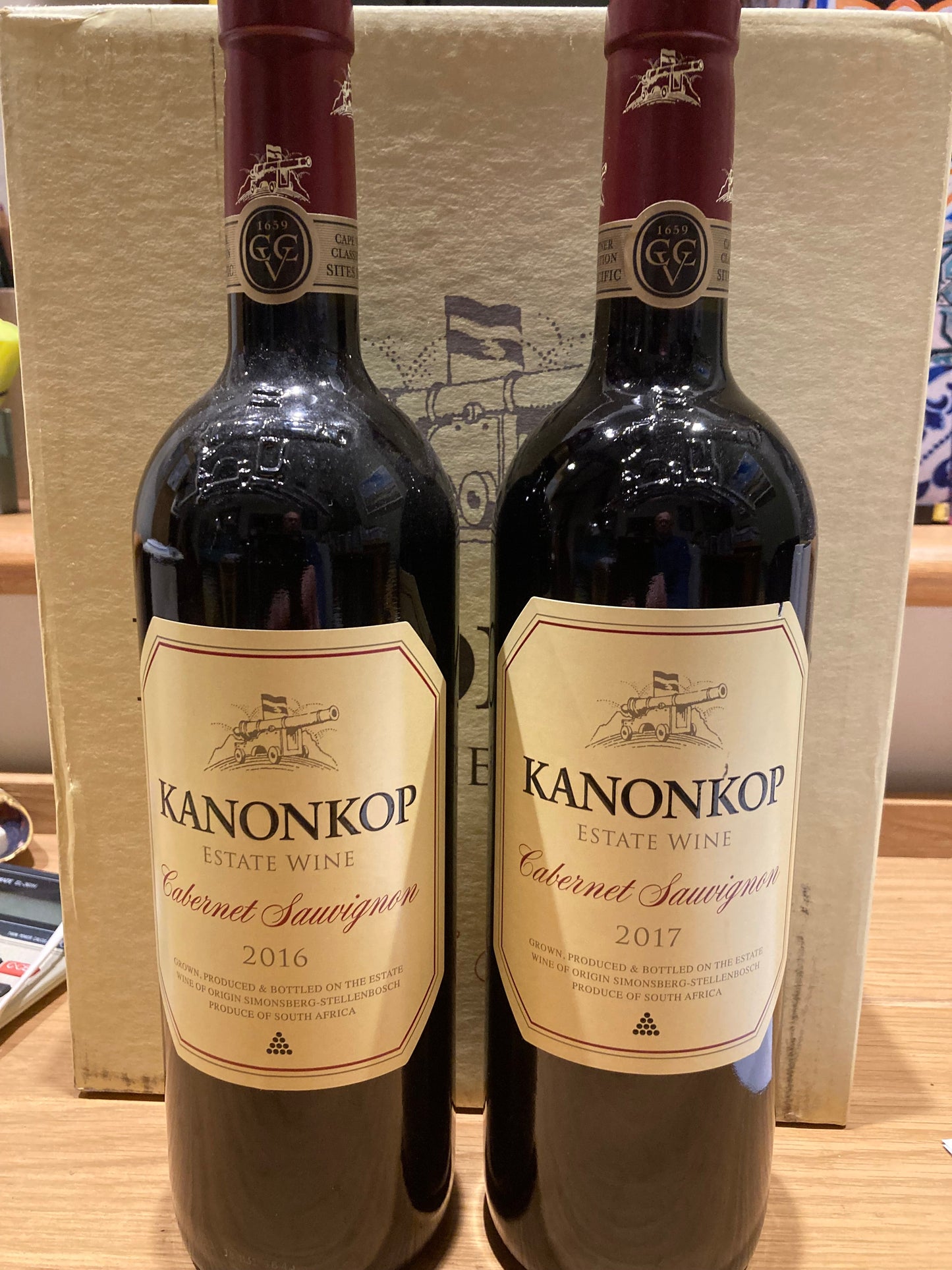 Kanonkop Cabernet Sauvignon 2016 and 2017 12 pack SPECIAL OFFER