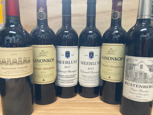 SA Cabernet Sauvignon Selected Vintages 6 and 12 Packs